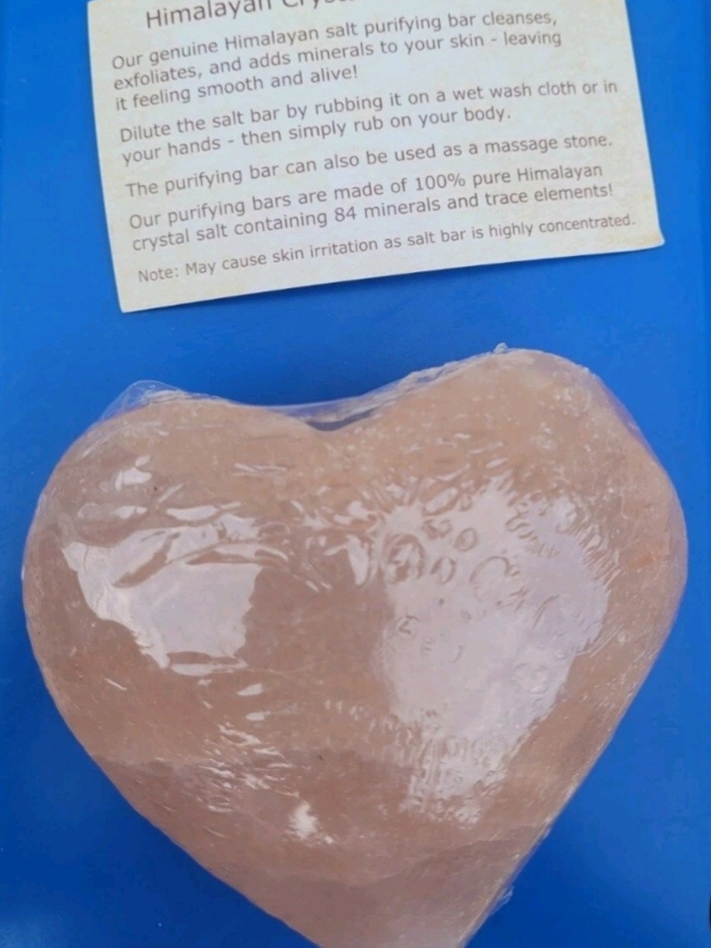 Himalayan Crystal Salt Purifying Bar (Heart Shaped) – Massage & Spa Stone